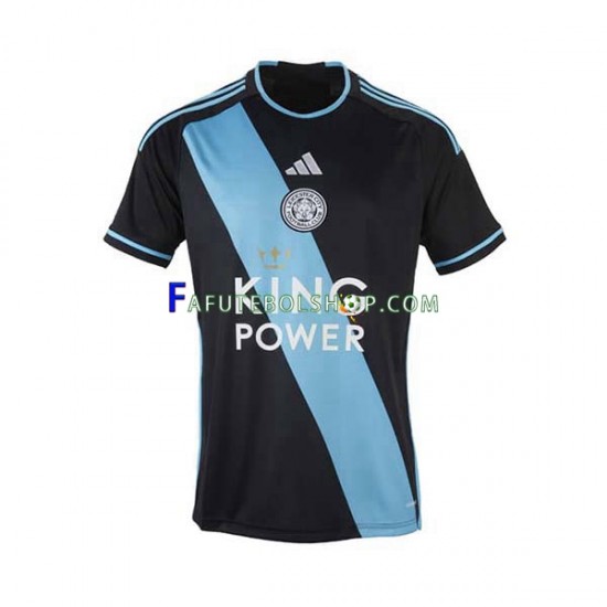 Camisa 2 Leicester City 2023-2024 manga curta ,Masculino