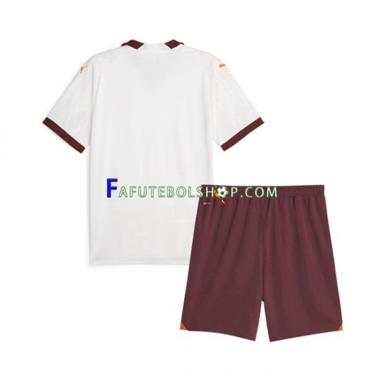 Camisa 2 Manchester City 2023-2024 manga curta ,infantil