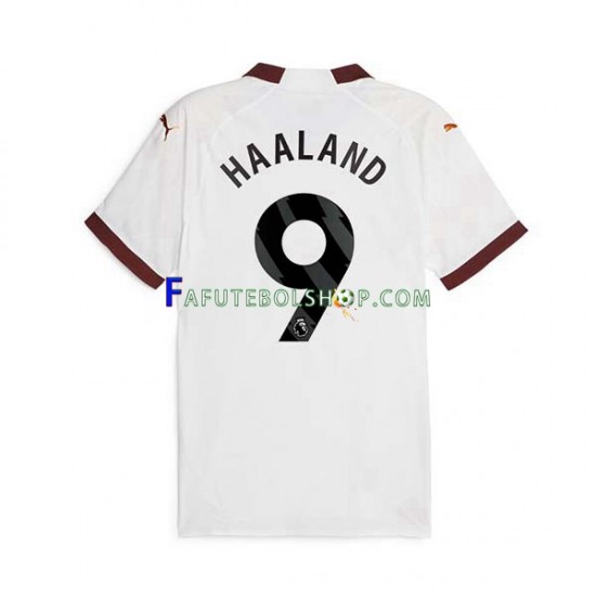 Camisa 2 Manchester City Erling Haaland 9 2023-2024 manga curta ,Masculino