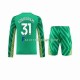 Camisa Goleiro 1 Manchester City Ederson Moraes 31 2023-2024 manga longa ,infantil