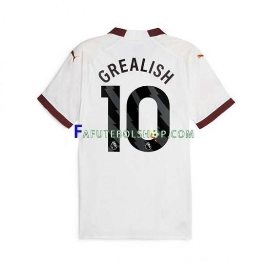 Camisa 2 Manchester City Jack Grealish 10 2023-2024 manga curta ,Masculino