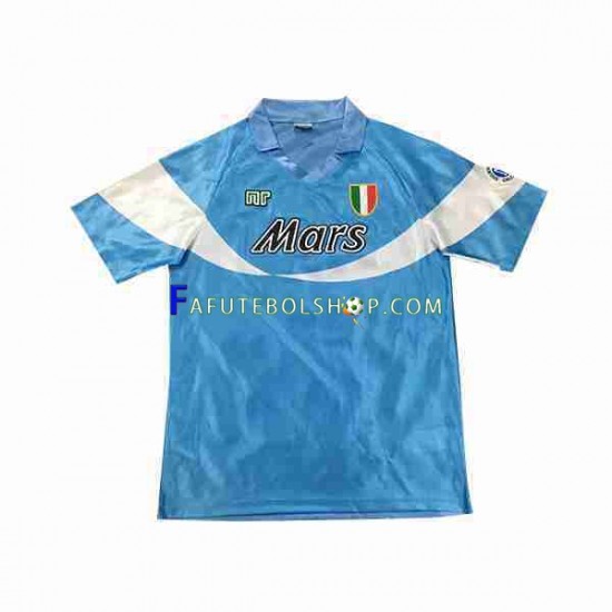 Camisa 1 Napoli Special 1990 1991 Retrô manga curta ,Masculino