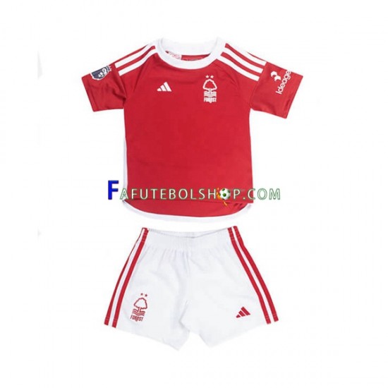 Camisa 1 Nottingham Forest 2023-2024 manga curta ,infantil