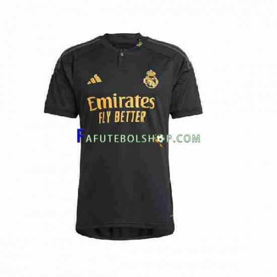 Camisa 3 Real Madrid 2023-2024 manga curta ,Masculino