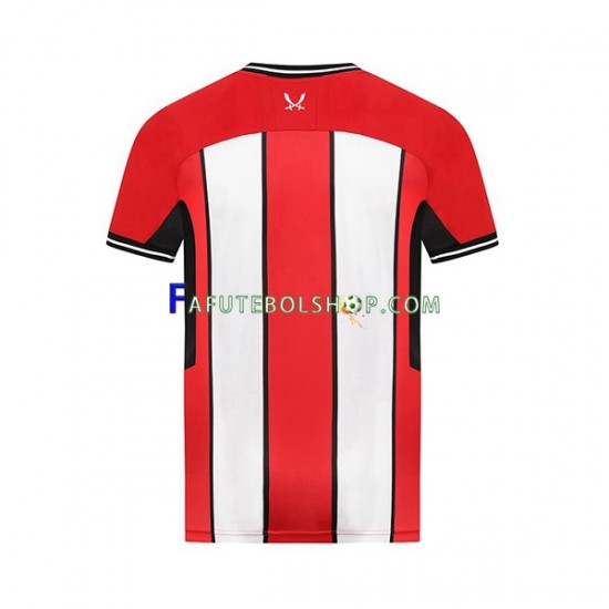 Camisa 1 Sheffield United 2023-2024 manga curta ,Masculino