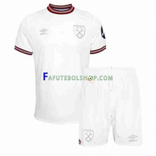 Camisa 2 West Ham United 2023-2024 manga curta ,infantil