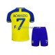 Camisa 1 Al-Nassr Ronaldo 7  2022-2023 manga curta ,infantil