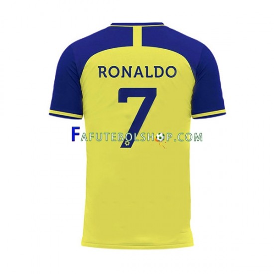 Camisa 1 Al-Nassr Ronaldo 7  2022-2023 manga curta ,Masculino