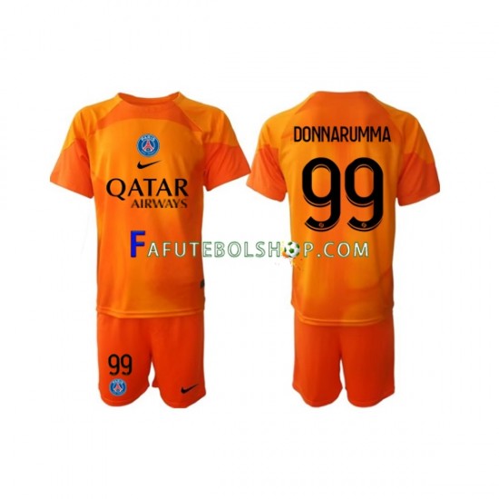 Camisa Goleiro 2 Paris Saint Germain Donnarumma 99  2022-2023 manga curta ,infantil