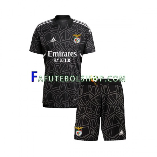 Camisa Goleiro 2 Benfica  2022-2023 manga curta ,infantil