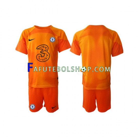 Camisa Goleiro 1 Chelsea  2022-2023 manga curta ,infantil