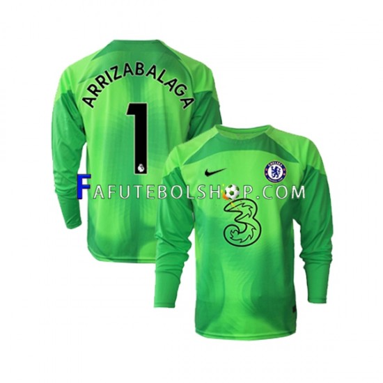 Camisa Goleiro 3 Chelsea Kepa Arrizabalaga 1  2022-2023 manga longa ,Masculino