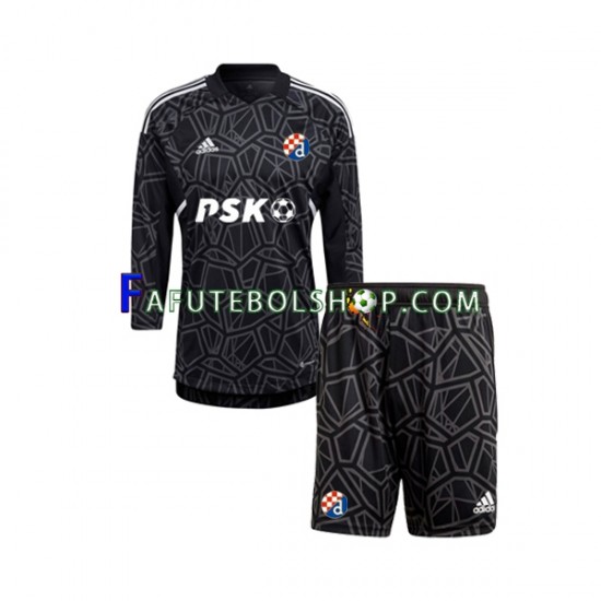 Camisa Goleiro 1 Dinamo Zagreb  2022-2023 manga longa ,infantil