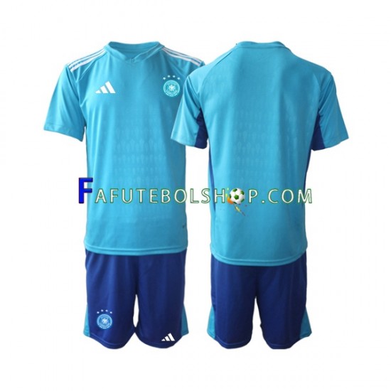 Camisa Goleiro 1 Alemanha  Copa Do Mundo 2022 manga curta ,infantil