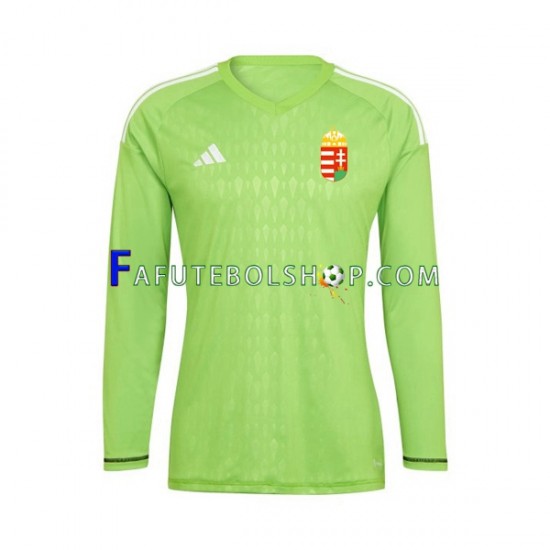 Camisa Goleiro 1 Hungria  2022 manga longa ,Masculino