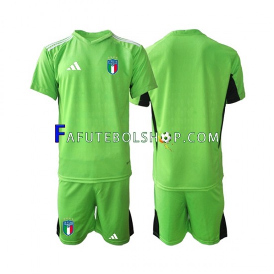 Camisa Goleiro 1 Itália  2023 manga curta ,infantil