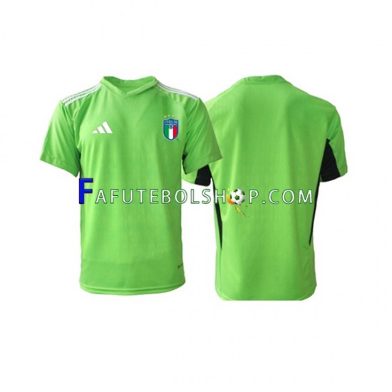 Camisa Goleiro 1 Itália  2023 manga curta ,Masculino