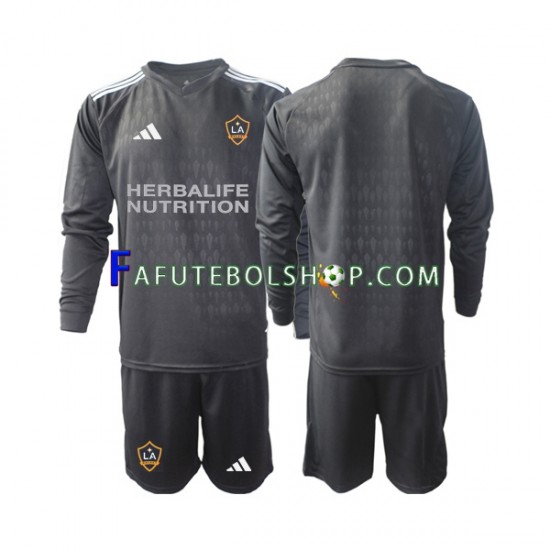 Camisa Goleiro 1 Los Angeles Galaxy  2023 manga longa ,infantil