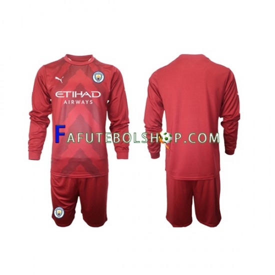 Camisa Goleiro 1 Manchester City  2022-2023 manga longa ,infantil