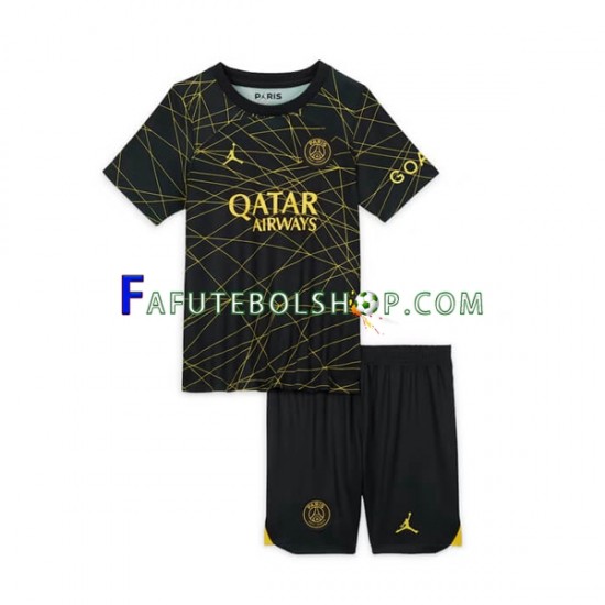 Camisa 4 Paris Saint Germain  2022-2023 manga curta ,infantil