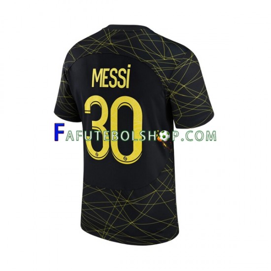 Camisa 4 Paris Saint Germain Lionel Messi 10  2022-2023 manga curta ,Masculino