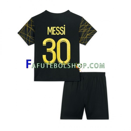 Camisa 4 Paris Saint Germain Lionel Messi 30  2022-2023 manga curta ,infantil