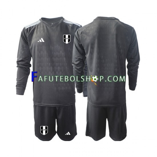 Camisa Goleiro 1 Peru  2023 manga longa ,infantil