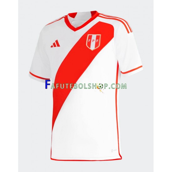 Camisa 1 Peru  2023 manga curta ,Masculino