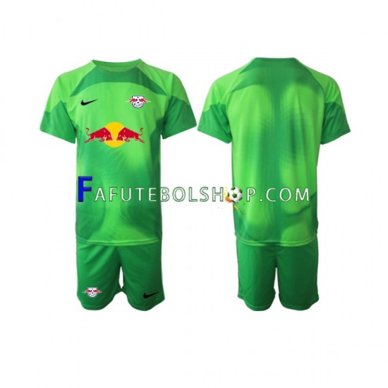 Camisa Goleiro 2 RB Leipzig  2022-2023 manga curta ,infantil