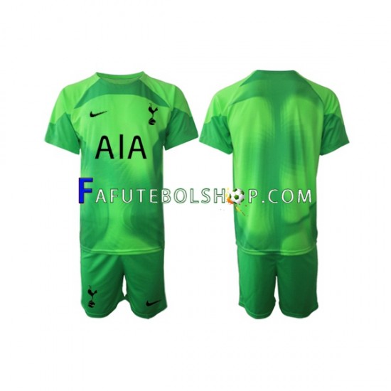 Camisa Goleiro 2 Tottenham Hotspur  2022-2023 manga curta ,infantil