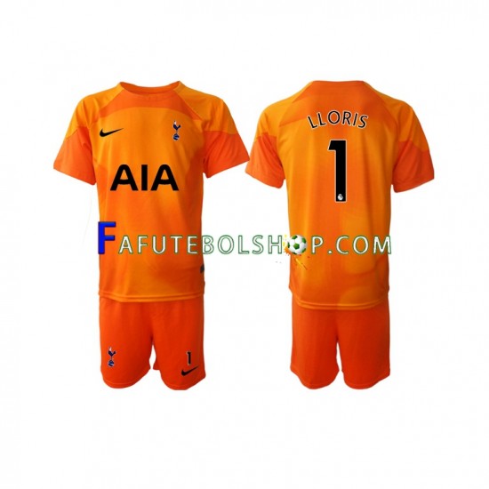 Camisa Goleiro 3 Tottenham Hotspur Hugo Lloris 1  2022-2023 manga curta ,infantil