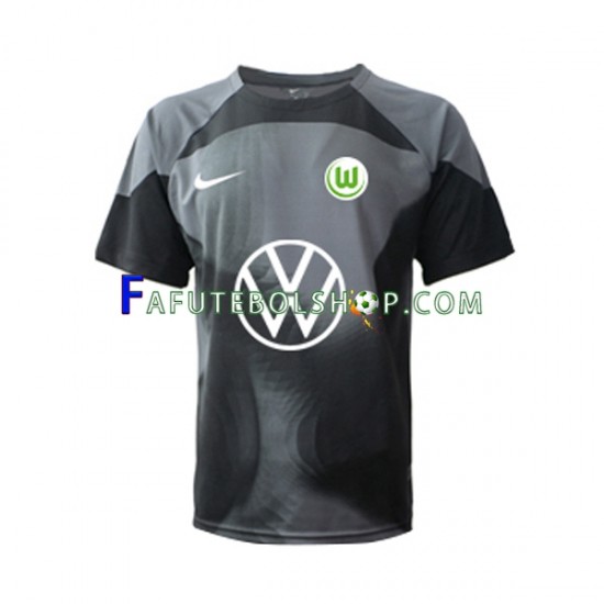 Camisa Goleiro 1 VfL Wolfsburg  2022-2023 manga curta ,Masculino