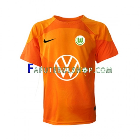 Camisa Goleiro 3 VfL Wolfsburg  2022-2023 manga curta ,Masculino