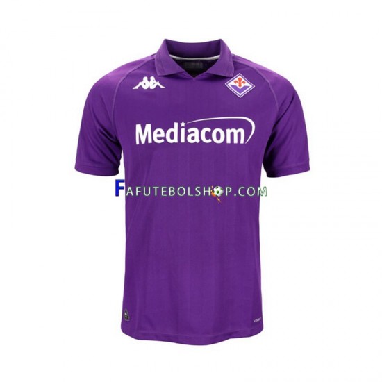 Camisa 1 ACF Fiorentina 2024-2025 manga curta ,Masculino