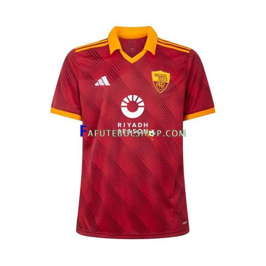 Camisa 4 AS Roma 2023-2024 manga curta ,Masculino