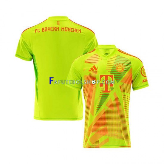 Camisa Goleiro 1 Bayern de Munique 2024-2025 manga curta ,Masculino