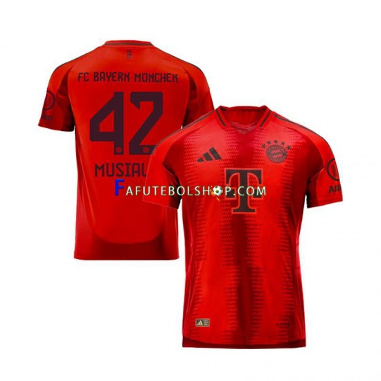 Camisa 1 Bayern de Munique Jamal Musiala 42 2024-2025 manga curta ,Masculino