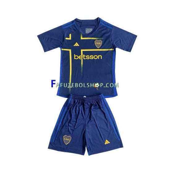 Camisa 3 CA Boca Juniors 2024 manga curta ,infantil