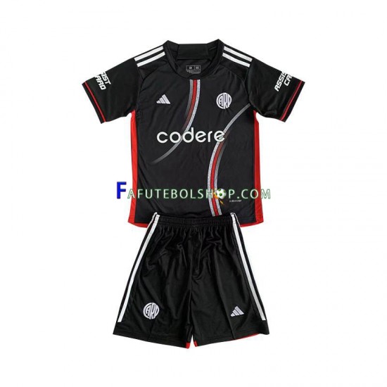 Camisa 3 CA River Plate 2024-2025 manga curta ,infantil