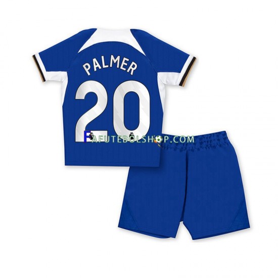 Camisa 1 Chelsea Cole Palmer 20 2023-2024 manga curta ,infantil