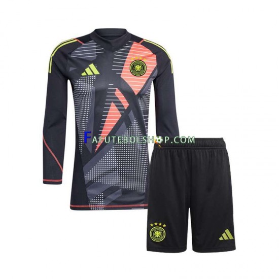 Camisa Goleiro 1 Alemanha Euro 2024 manga longa ,infantil