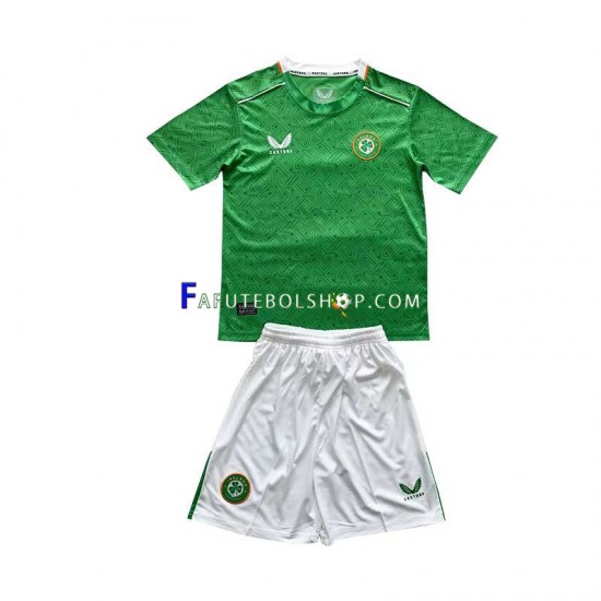 Camisa 1 Irlanda 2024 manga curta ,infantil