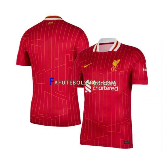 Camisa 1 Liverpool 2024-2025 manga curta ,Masculino