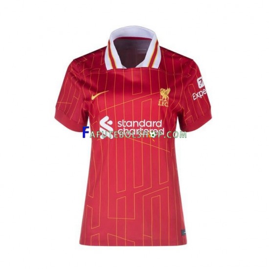 Camisa 1 Liverpool 2024-2025 manga curta ,Feminino