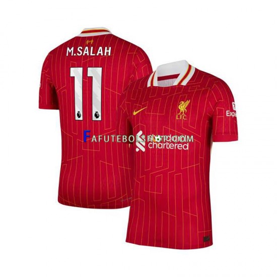 Camisa 1 Liverpool Mohamed Salah 11 2024-2025 manga curta ,Masculino