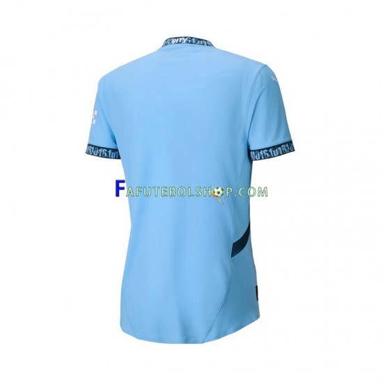 Camisa 1 Manchester City 2024-2025 manga curta ,Masculino