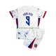 Camisa 2 Noruega Erling Haaland 9 2024 manga curta ,infantil