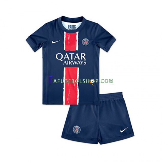 Camisa 1 Paris Saint Germain 2024-2025 manga curta ,infantil