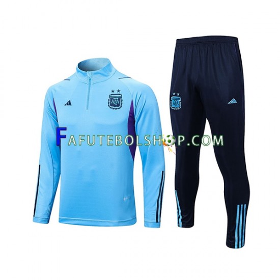 Argentina Azul Conjunto Agasalho Treino 2022-2023 SKU002