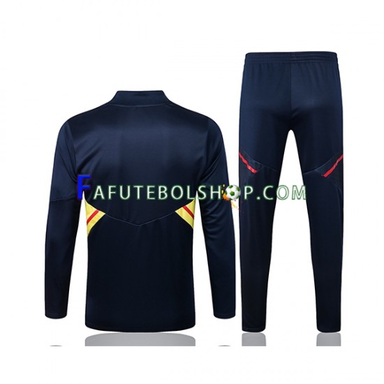 Arsenal Azul Conjunto Agasalho Treino 2022-2023